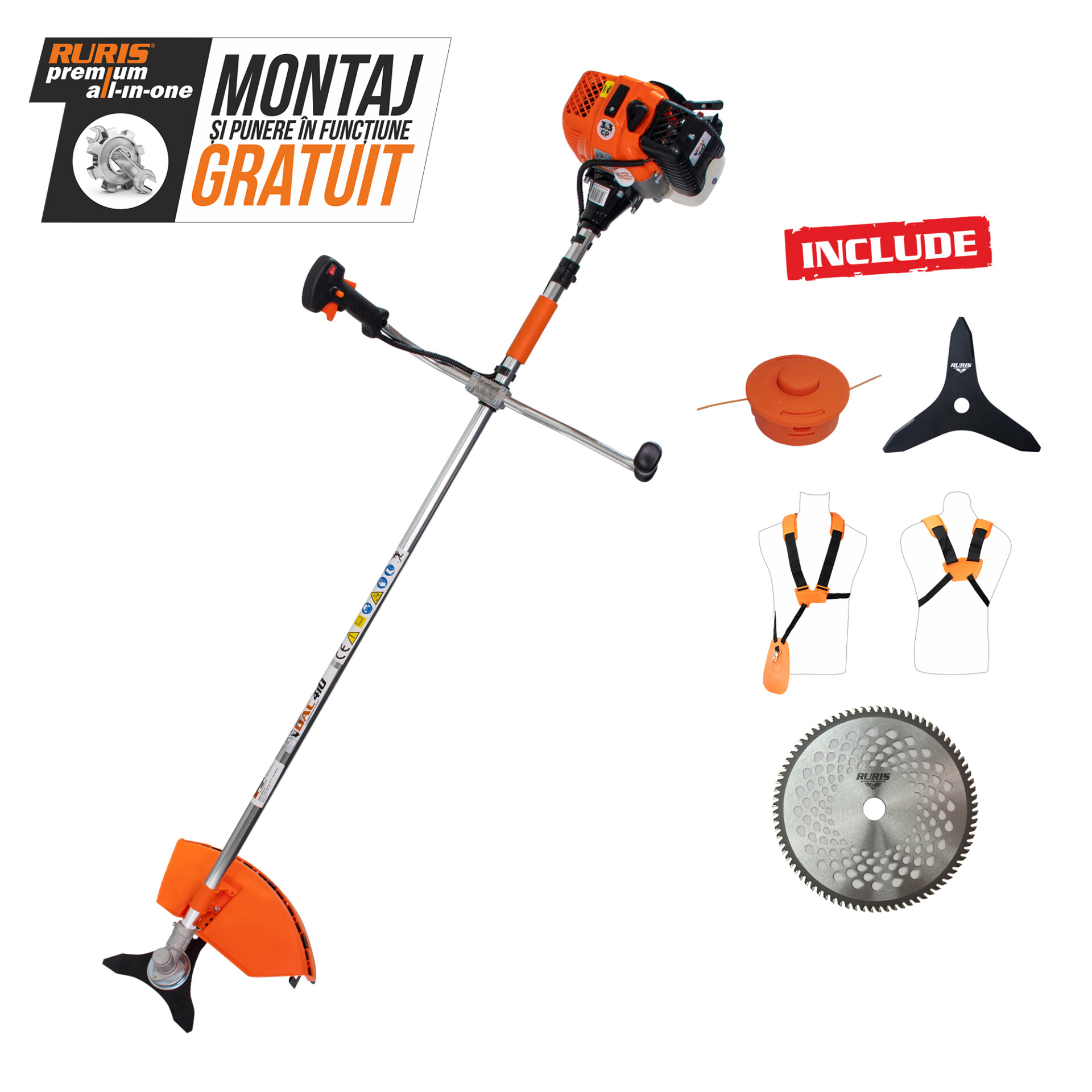 Imagine generala motocoasa de umar DAC 410