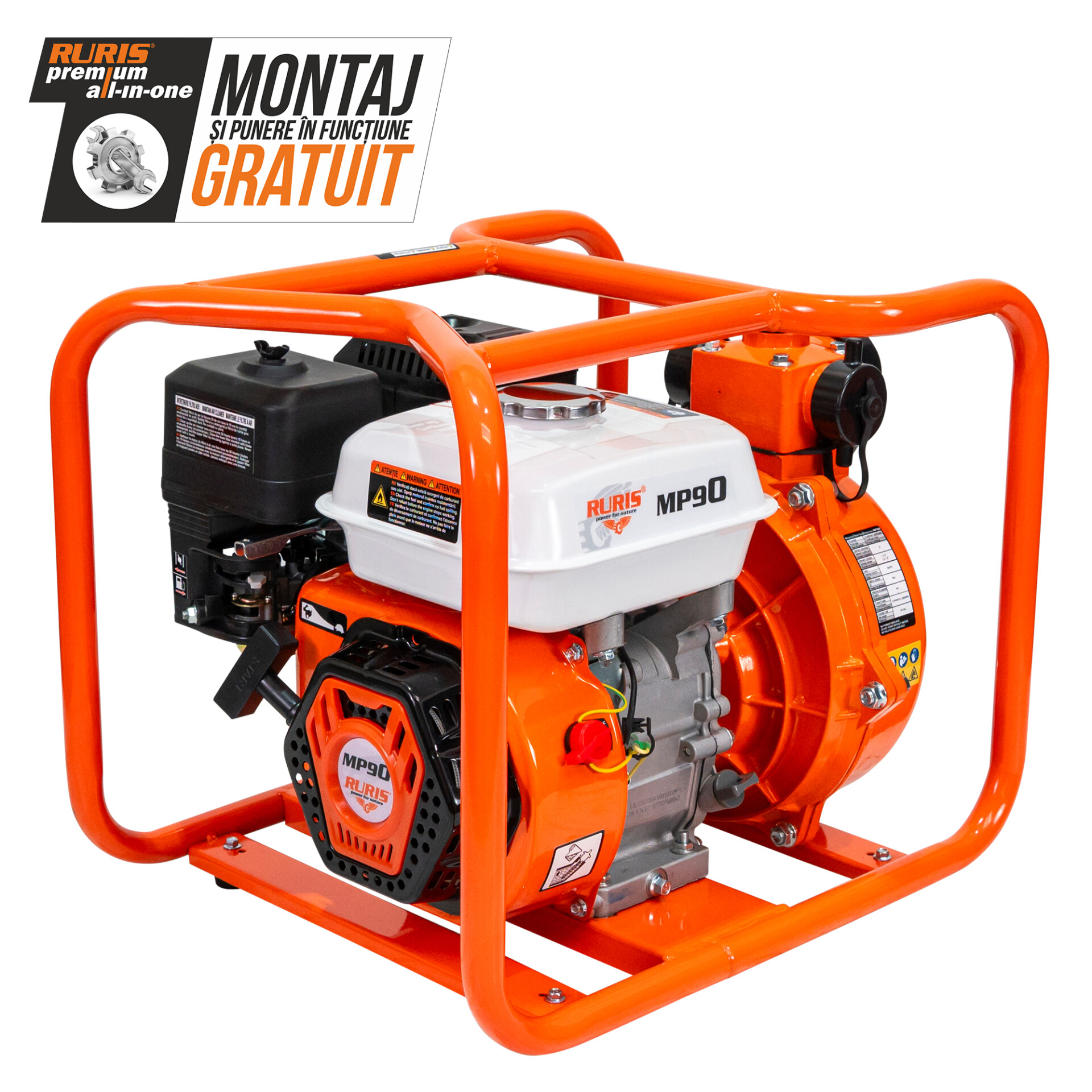 Imagine generala motopompa pentru irigat RURIS MP90